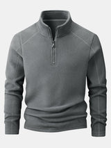 Keith - Fleece Mock Neck Quarter-Zip Pullover