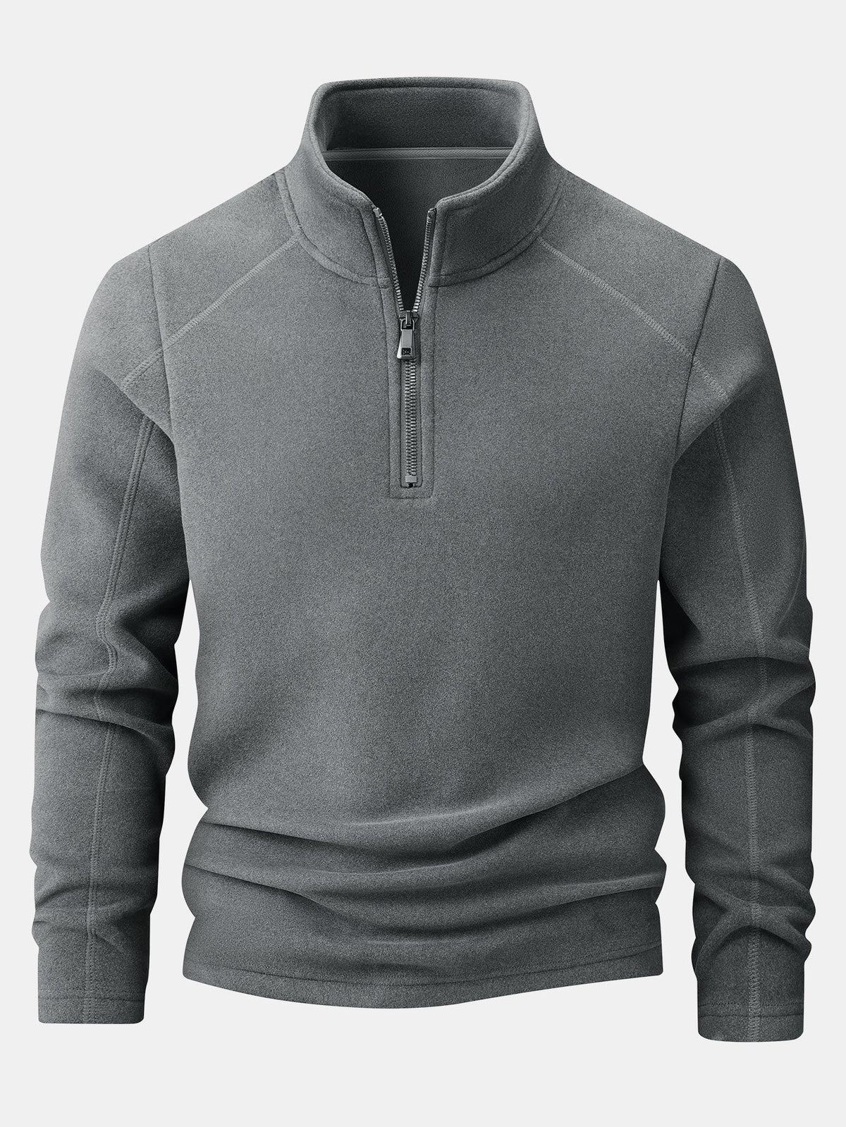 Keith - Fleece Mock Neck Quarter-Zip Pullover