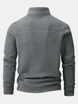 Keith - Fleece Mock Neck Quarter-Zip Pullover