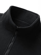 Keith - Fleece Mock Neck Quarter-Zip Pullover