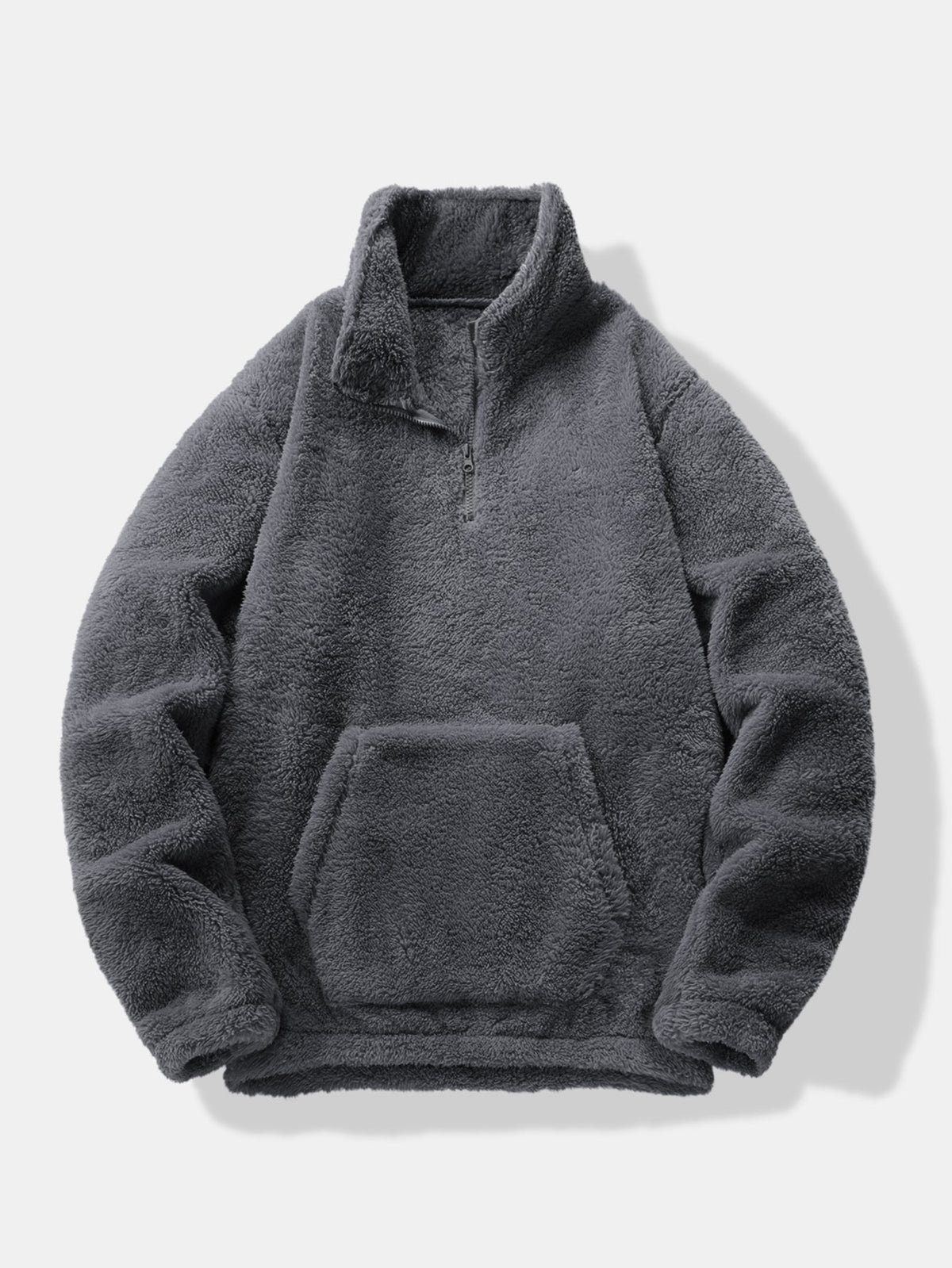 Lachlan - Teddy Fleece Mock Neck Quarter-Zip Pullover