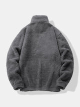 Lachlan - Teddy Fleece Mock Neck Quarter-Zip Pullover