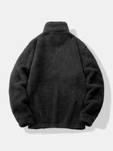 Lachlan - Teddy Fleece Mock Neck Quarter-Zip Pullover