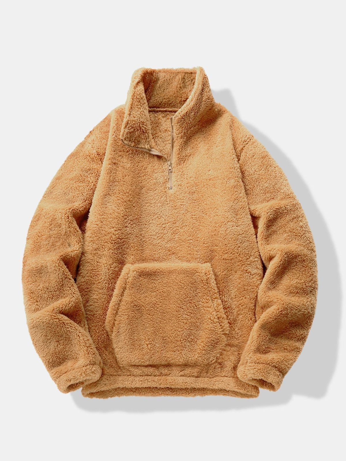 Lachlan - Teddy Fleece Mock Neck Quarter-Zip Pullover