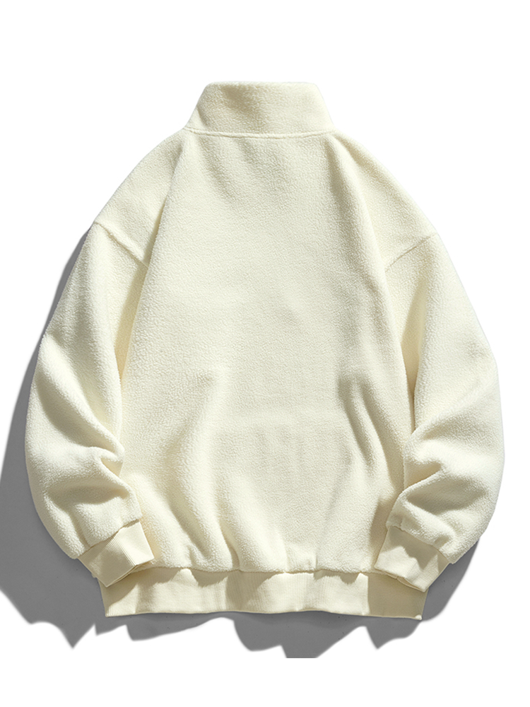 Murray - Teddy Fleece Mock Neck Half-Zip Pullover