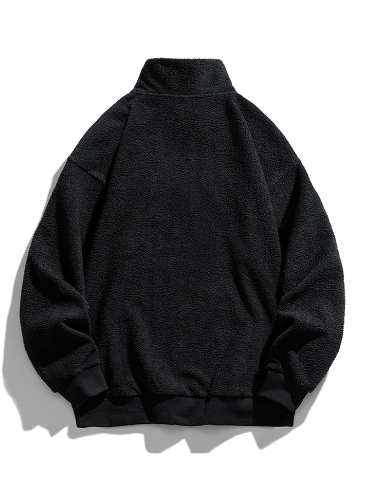 Murray - Teddy Fleece Mock Neck Half-Zip Pullover