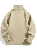 Ross - Mock Neck Quarter-Zip Sweatshirt