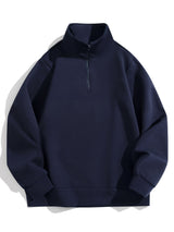 Ross - Mock Neck Quarter-Zip Sweatshirt