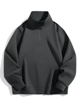 Ross - Mock Neck Quarter-Zip Sweatshirt