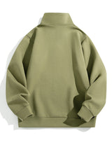 Ross - Mock Neck Quarter-Zip Sweatshirt