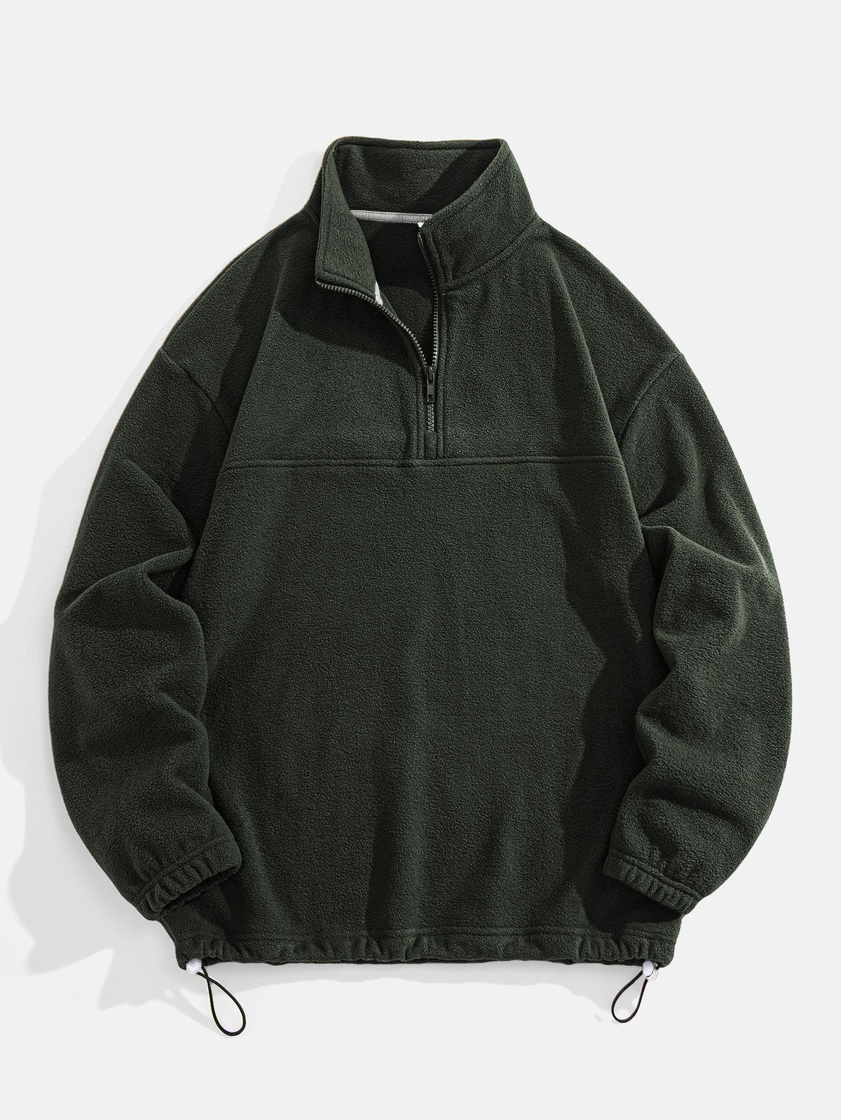 Angus - Relaxed Fit Fleece Mock Neck Quarter-Zip Pullover
