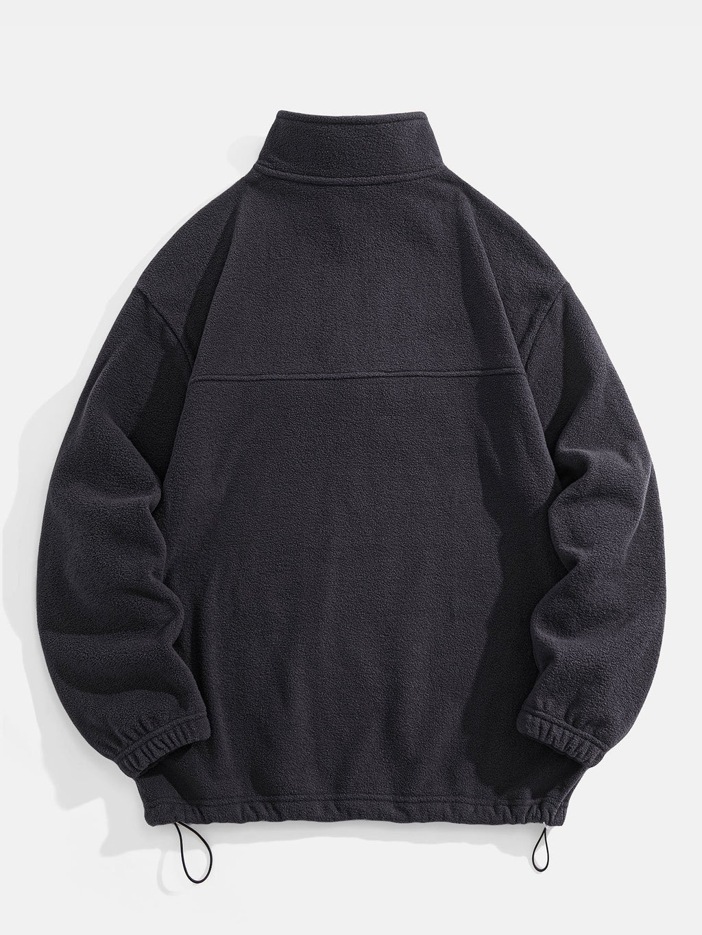 Angus - Relaxed Fit Fleece Mock Neck Quarter-Zip Pullover