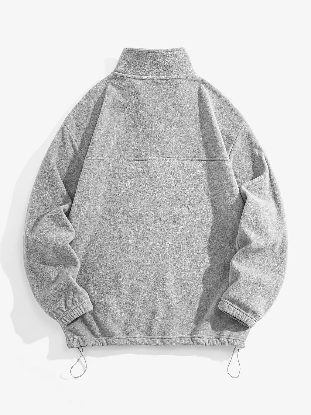 Angus - Relaxed Fit Fleece Mock Neck Quarter-Zip Pullover