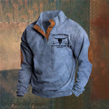 Wayne - Ranch-Style Half-Zip Sweatshirt