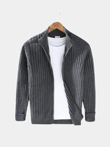Neil - Classic Collared Knit Cardigan