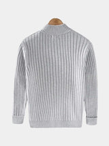 Neil - Classic Collared Knit Cardigan