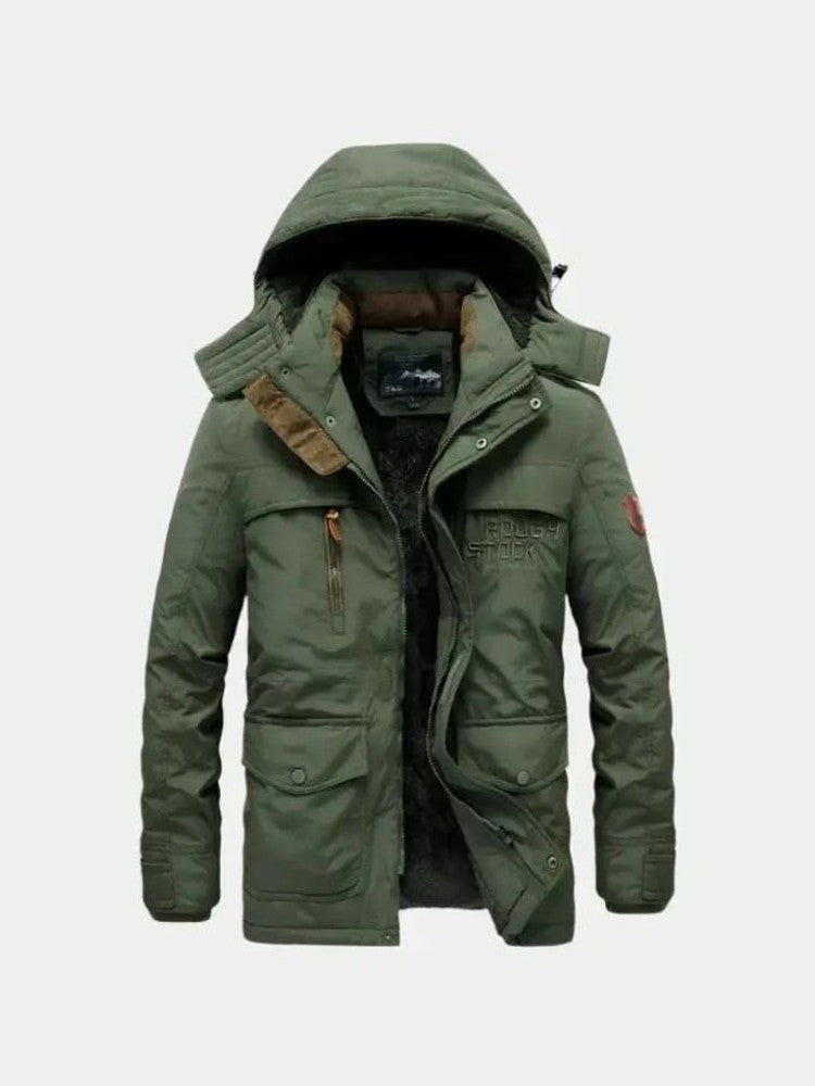 Alistair - Military Style Hooded Jacket