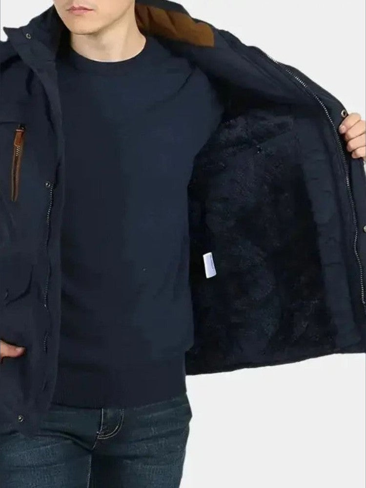 Alistair - Military Style Hooded Jacket