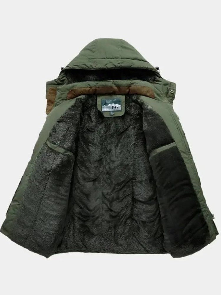 Alistair - Military Style Hooded Jacket
