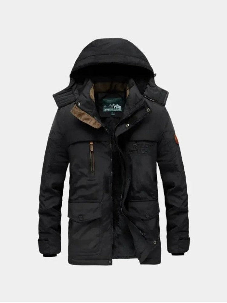 Alistair - Military Style Hooded Jacket