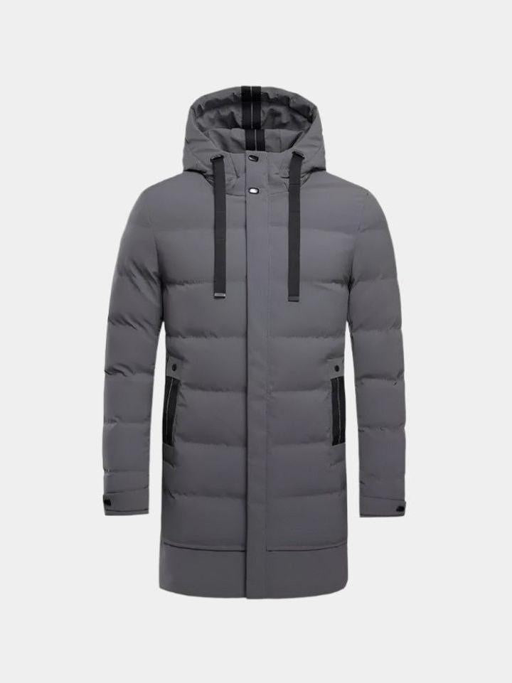 Angus - Long Quilted Puffer Jacket