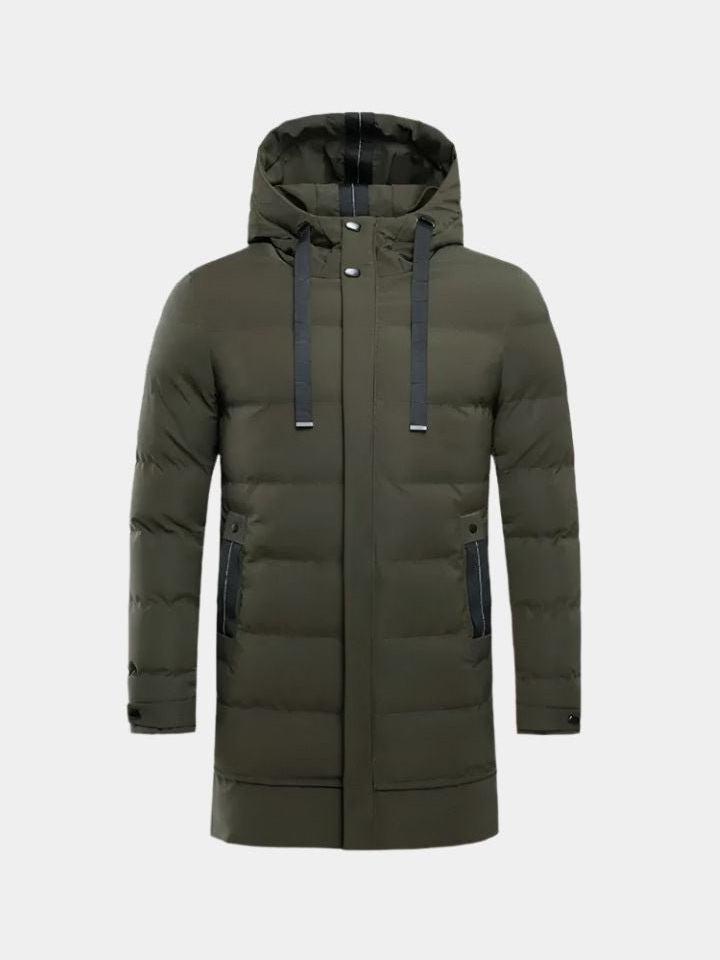 Angus - Long Quilted Puffer Jacket