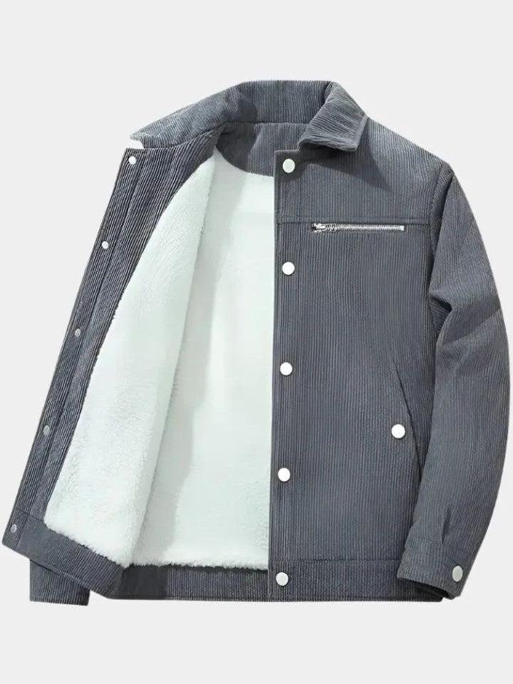 Bruce - Corduroy Sherpa Lined Jacket