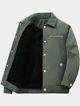 Bruce - Corduroy Sherpa Lined Jacket