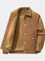Bruce - Corduroy Sherpa Lined Jacket