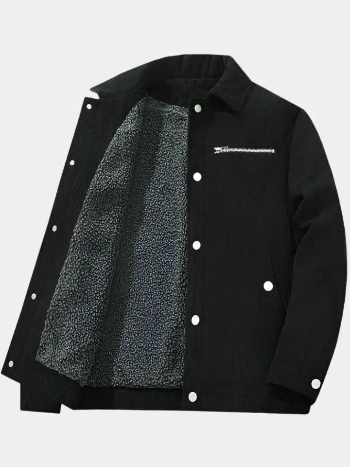 Bruce - Corduroy Sherpa Lined Jacket