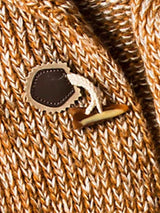 Wayne - Brown Hooded Knit Cardigan