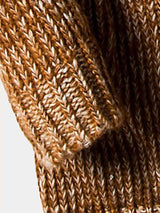 Wayne - Brown Hooded Knit Cardigan