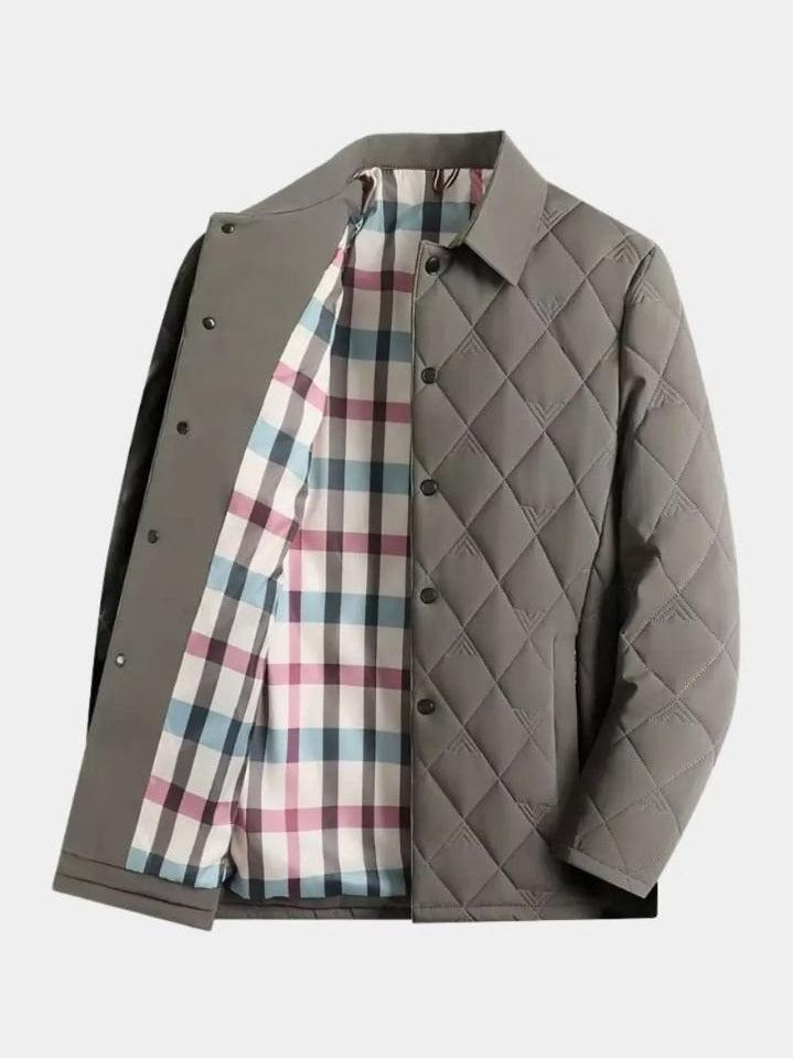 Dale - Quilted Jacket with Check Lining