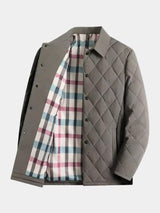 Dale - Quilted Jacket with Check Lining