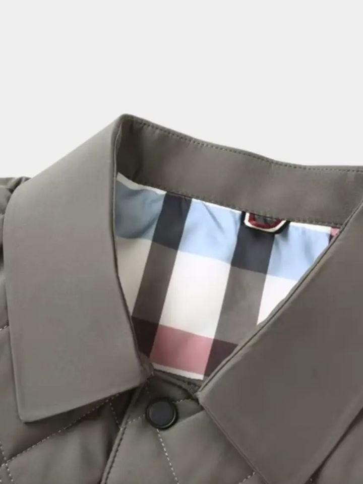 Dale - Quilted Jacket with Check Lining