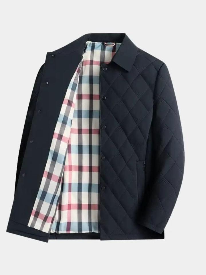 Dale - Quilted Jacket with Check Lining