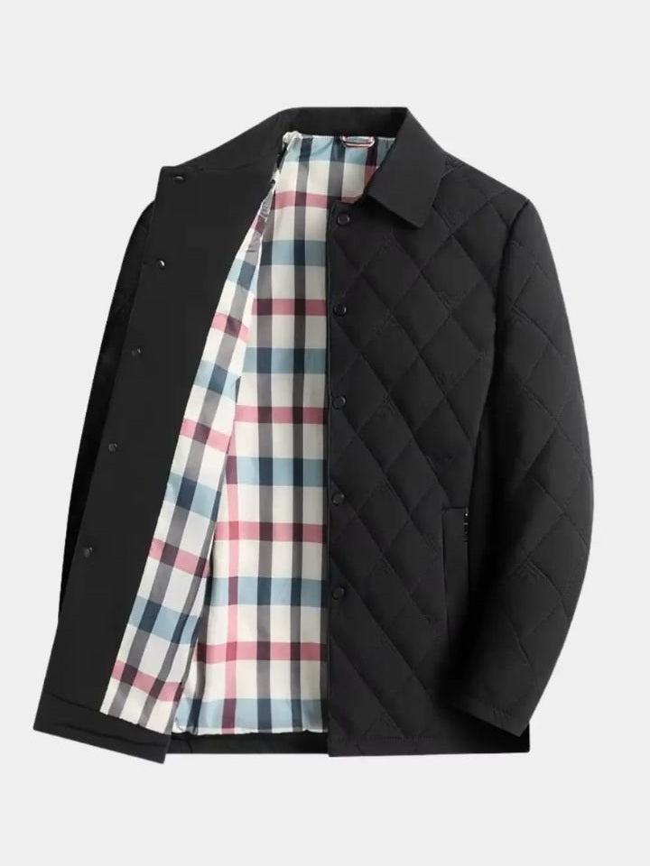 Dale - Quilted Jacket with Check Lining