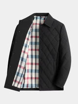 Dale - Quilted Jacket with Check Lining