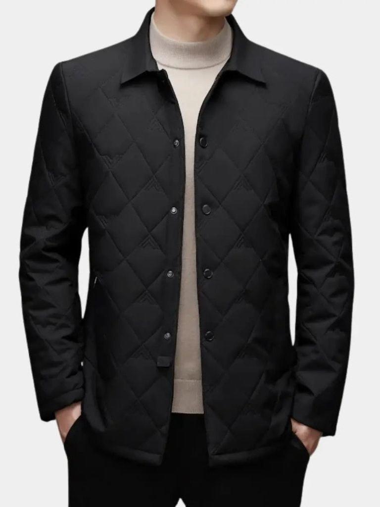 Dale - Quilted Jacket with Check Lining