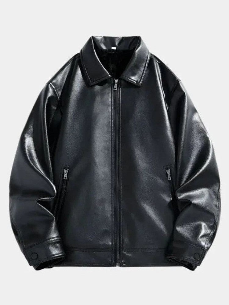 Jeff - Casual Leather Jacket