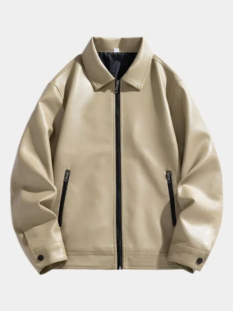 Jeff - Casual Leather Jacket
