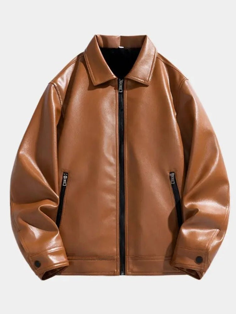 Jeff - Casual Leather Jacket