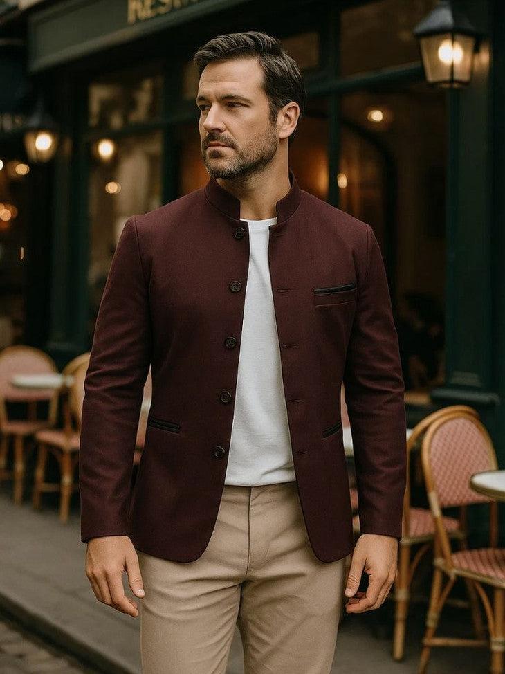 Alex - Elegant Collared Jacket