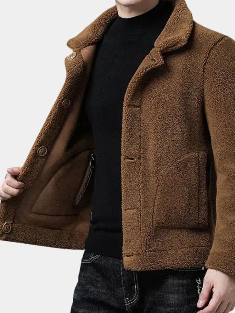 Brendan - Button-Front Winter Jacket