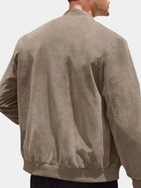 Dean - Taupe Bomber Jacket