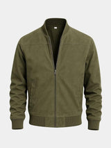 Dean - Taupe Bomber Jacket
