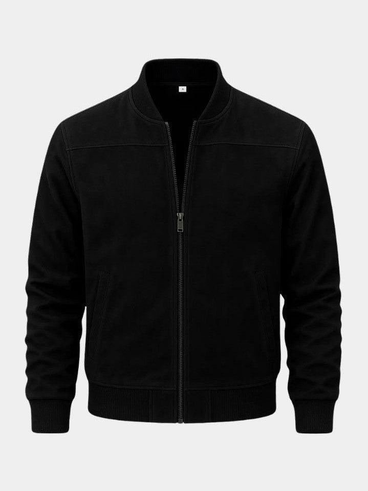 Dean - Taupe Bomber Jacket