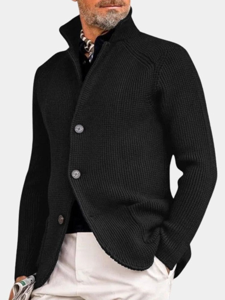 Marcus - Button-Up Knit Cardigan