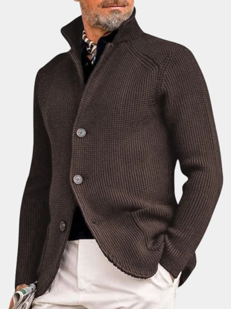 Marcus - Button-Up Knit Cardigan