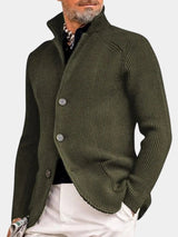 Marcus - Button-Up Knit Cardigan